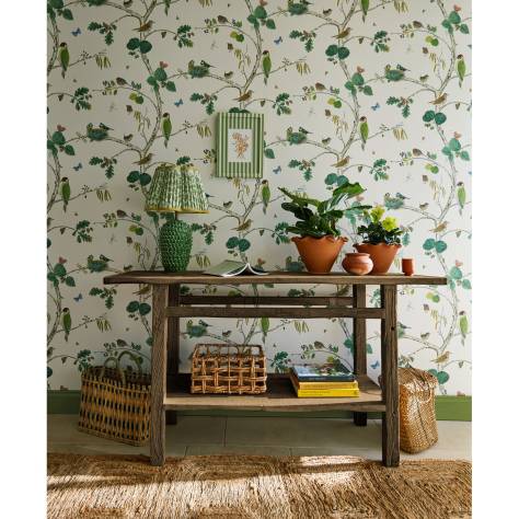 Sanderson Arboretum Wallpapers Ancient Canopy Wallpaper - Forest Green - DABW217222
