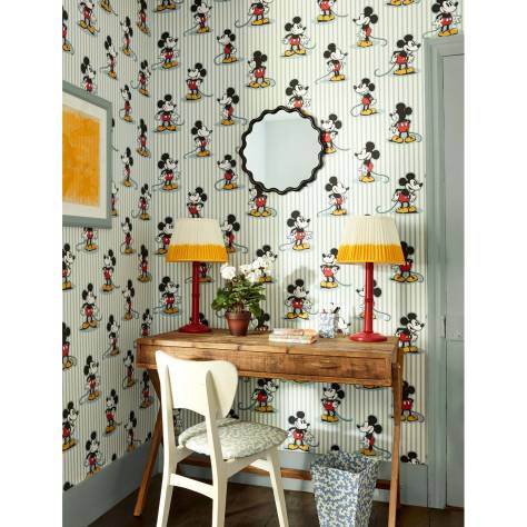 Sanderson Disney Home x Sanderson Wallpapers Minnie on the Move Wallpaper - Candy Floss - DDIW217268