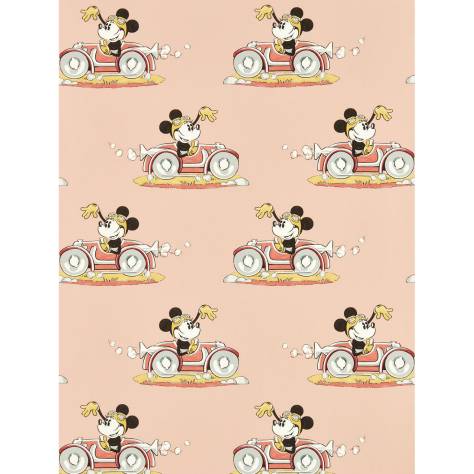 Sanderson Disney Home x Sanderson Wallpapers Minnie on the Move Wallpaper - Candy Floss - DDIW217268