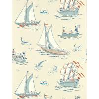 Donald Nautical Wallpaper - Sea Salt