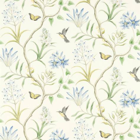 Sanderson Voyage of Discovery Wallpapers Clementine Wallpaper - Delft Blue - DVOY213389