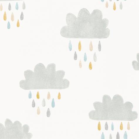 Scion Guess Who? Wallpapers April Showers Wallpaper - Slate/Pickle/Paper - NSCK111268