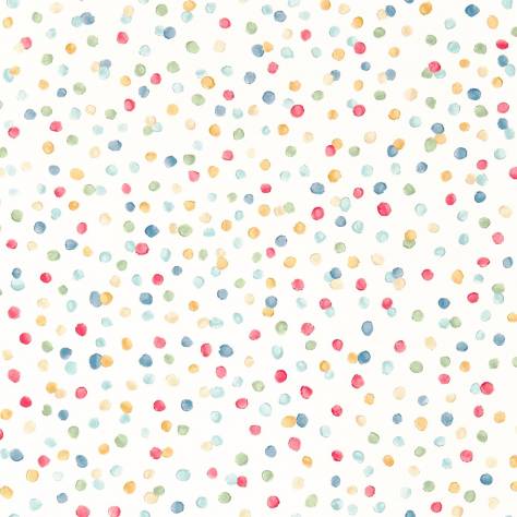 Scion Guess Who? Wallpapers Lots of Dots Wallpaper - Pistachio/Pimento/Denim - NSCK111282