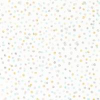 Lots of Dots Wallpaper - Hemp/Biscuit/Maize