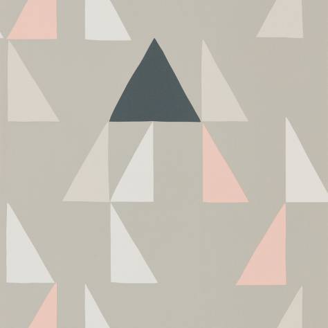 Scion Lohko Wallpapers Modul Wallpaper - Parchment/Blush/Dove - NLOH111305