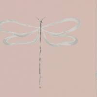 Dragonfly Wallpaper - Rose