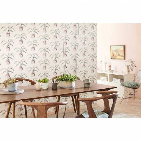 Scion Zanzibar Wallpapers Parlour Palm Wallpaper - Citrus - NZAW112022