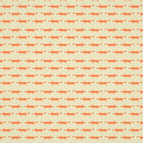 Scion Esala Wallpapers Little Fox Wallpaper - Ginger - NESW112262