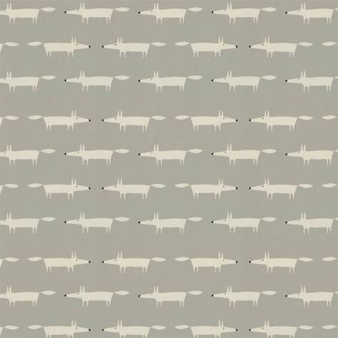 Scion Esala Wallpapers Little Fox Wallpaper - Silver - NESW112263