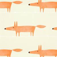 Mr Fox Wallpaper - Ginger