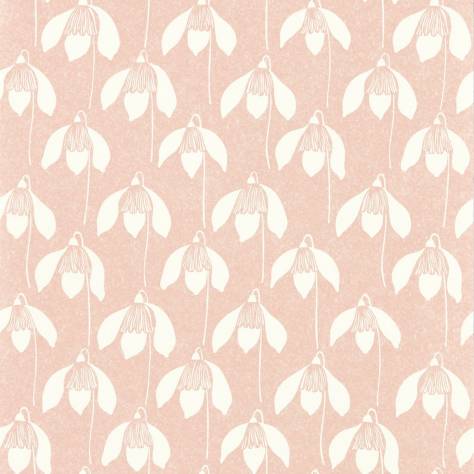 Scion Garden of Eden Wallpapers Snowdrop Wallpaper - Milkshake - NART112814