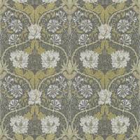 Honeysuckle & Tulip Wallpaper - Charcoal/Gold