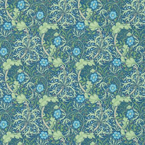 William Morris & Co Archive III Wallpapers Morris Seaweed Wallpaper - Cobalt/Thyme - DM3W214713