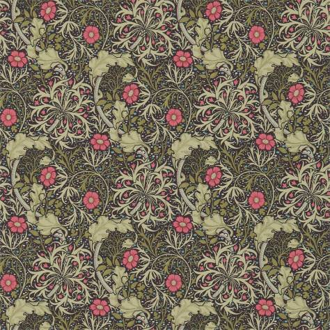 William Morris & Co Archive III Wallpapers Morris Seaweed Wallpaper - Ebony/Poppy - DM3W214716