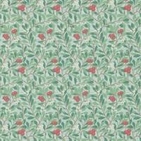Arbutus Wallpaper - Thyme/Coral