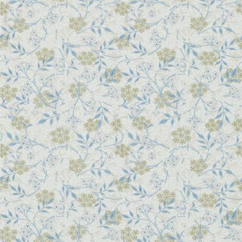 William Morris & Co Archive III Wallpapers Jasmine Wallpaper - Ecru/Woad - DM3W214724