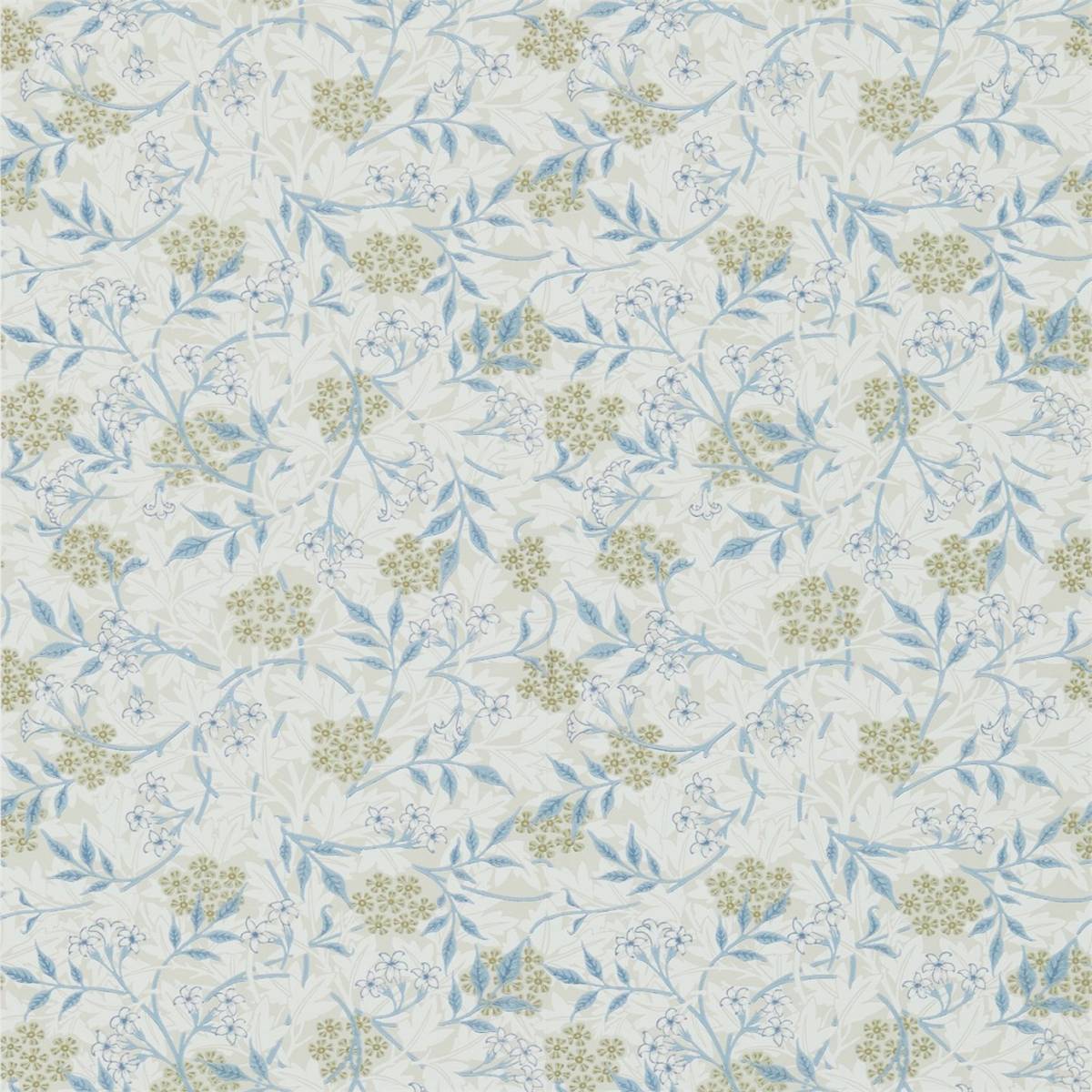 Jasmine Wallpaper - Ecru/Woad (214724) - William Morris & Co Archive