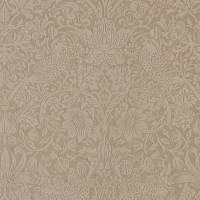 Pure Strawberry Thief Wallpaper - Taupe/Gilver (Beaded)