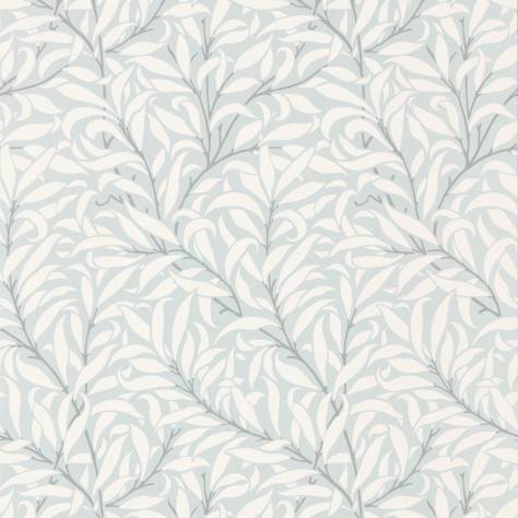 William Morris & Co Pure Morris Wallpapers Pure Willow Bough Wallpaper - Eggshell/Chalk (Glitter) - DMPU216024