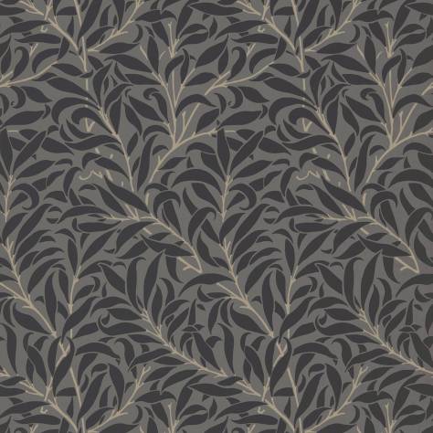 William Morris & Co Pure Morris Wallpapers Pure Willow Bough Wallpaper - Charcoal/Black - DMPU216026