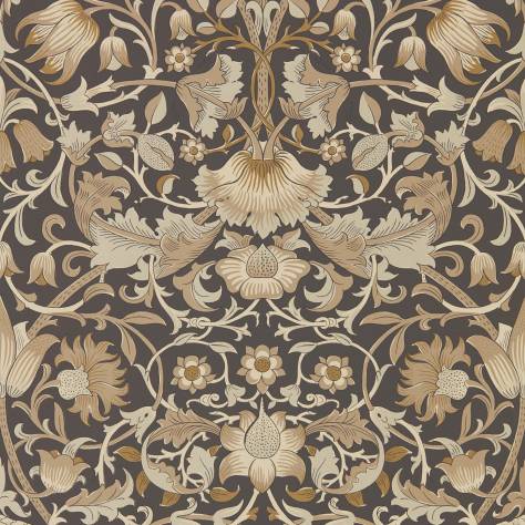 William Morris & Co Pure Morris Wallpapers Pure Lodden Wallpaper - Charcoal/Gold - DMPU216027
