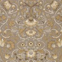 Pure Lodden Wallpaper - Taupe/Gold