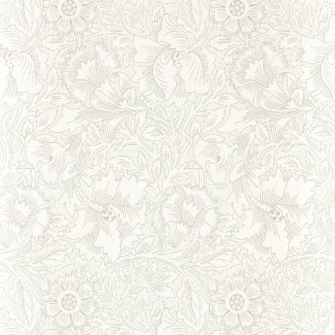 William Morris & Co Pure Morris Wallpapers Pure Poppy Wallpaper - Ecru/Stone - DMPU216034