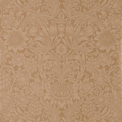 William Morris & Co Pure Morris Wallpapers Pure Sunflower Wallpaper - Copper/Russet - DMPU216046