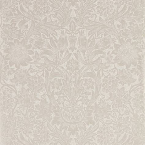 William Morris & Co Pure Morris Wallpapers Pure Sunflower Wallpaper - Pearl/Ivory - DMPU216048
