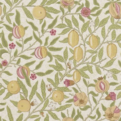William Morris & Co Archive Wallpapers Fruit Wallpaper - Limestone/Artichoke - DM6P210395