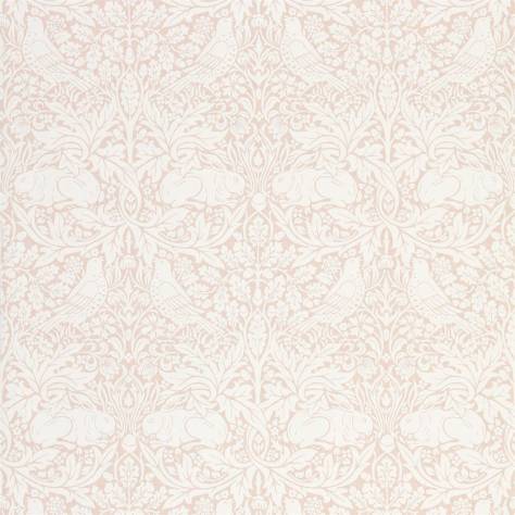 William Morris & Co Pure Morris North Wallpapers Pure Brer Rabbit Wallpaper - Faded Sea Pink - DMPN216533