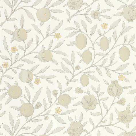 William Morris & Co Pure Morris North Wallpapers Pure Fruit Wallpaper - Horned Poppy/Grey - DMPN216542