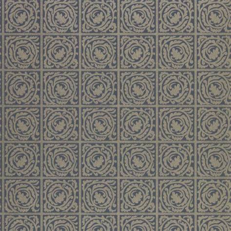 William Morris & Co Pure Morris North Wallpapers Pure Scroll Wallpaper - Black Ink - DMPN216547