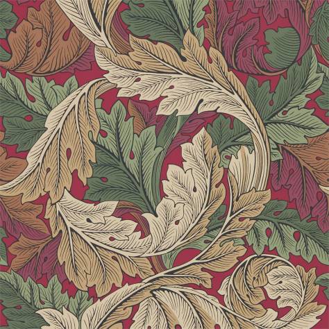 William Morris & Co Archive IV The Collector Wallpapers Acanthus Wallpaper - Madder / Thyme - DMA4216439