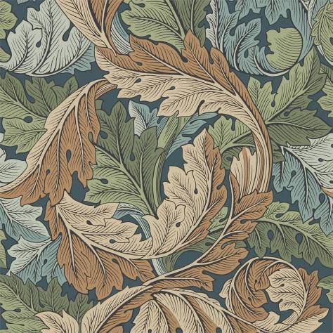 William Morris & Co Archive IV The Collector Wallpapers Acanthus Wallpaper - Slate Blue / Thyme - DMA4216440