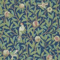 Bird & Pomegranate Wallpaper - Blue / Sage