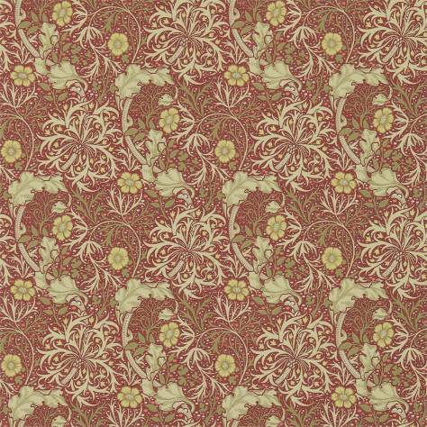 William Morris & Co The Craftsman Wallpapers Morris Seaweed Wallpaper - Red / Gold - DMCR216469