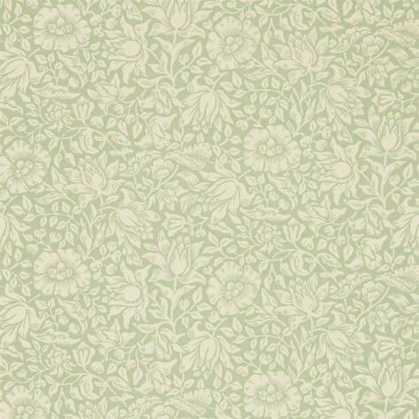 William Morris & Co Archive V Melsetter Wallpapers Mallow Wallpaper - Apple Green - DMSW216678