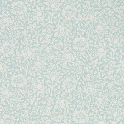 William Morris & Co Archive V Melsetter Wallpapers Mallow Wallpaper - Chalk Duck Egg - DMSW216679