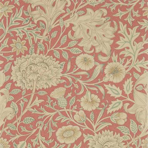 William Morris & Co Archive V Melsetter Wallpapers Double Bough Wallpaper - Carmine Red - DMSW216683