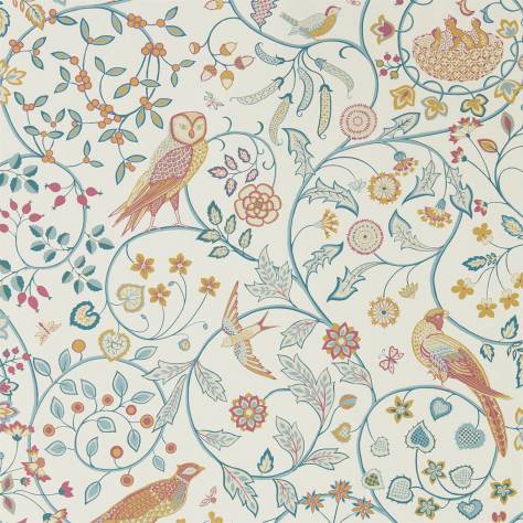 William Morris & Co Archive V Melsetter Wallpapers Newill Wallpaper - Indigo Saffron - DMSW216703