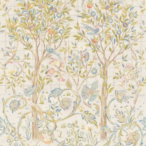 William Morris & Co Archive V Melsetter Wallpapers Melsetter Wallpanel - Ivory Sage - DMSW216707
