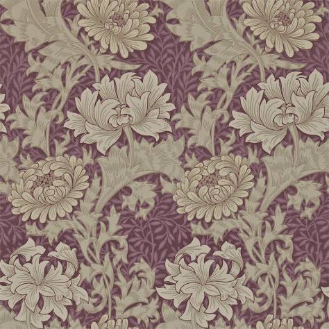 William Morris & Co Archive II Wallpapers Chrysanthemum Wallpaper - Wine - DARW212548