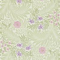 Larkspur Wallpaper - Olive/Lilac