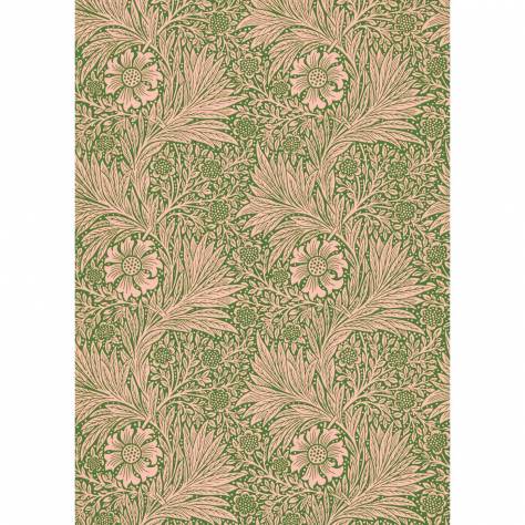 William Morris & Co Queen Square Wallpapers Marigold Wallpaper - Pink/Olive - DBPW216953