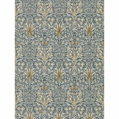 William Morris & Co Compilation Wallpapers Snakeshead Wallpaper - Indigo/Cumin - DCMW216812