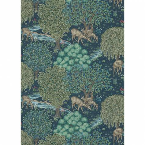 William Morris & Co Compilation Wallpapers The Brook Wallpaper - Dark Blue - DCMW216813