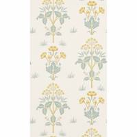 Meadow Sweet Wallpaper - Gold/Slate