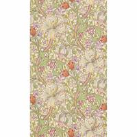 Golden Lily Wallpaper - Olive/Russet