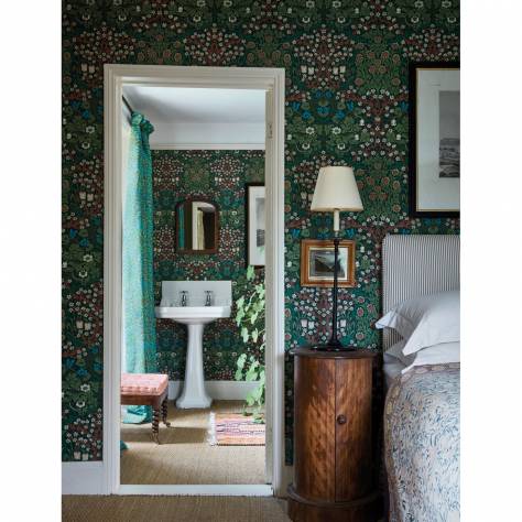 William Morris & Co Compilation Wallpapers Wandle Wallpaper - Indigo/Madder - DCMW216849